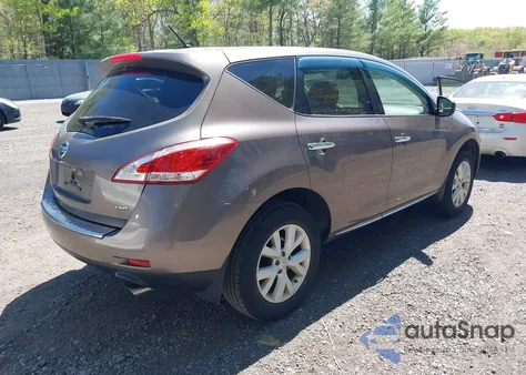 2011 Nissan Murano S from USA, damaged, VIN JN8AZ1MW9BW161174